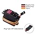 AEDIKO 2pcs MG996R Servo Motor Control 180 Angle Metal Gear Servo Digital High Speed Torque Servo Motor for Smart Car Robot Boat RC Helicopter - Image 3