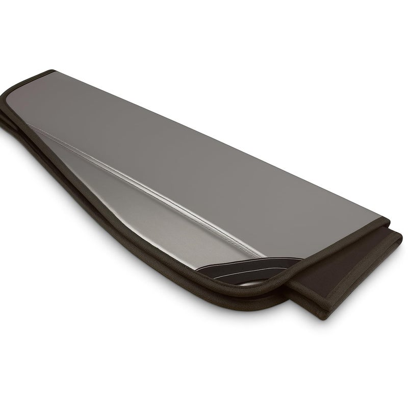 SR1 Performance C8 Corvette Accordion Style Sunshade - Insulated Silver Windshield Sun Shade with Logo Foldable for 2020-2026 Stingray, Z51, Z06, E-Ray Corvettes - Image 3