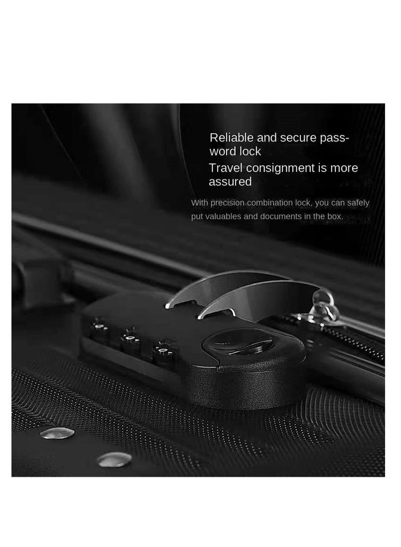 ويمارت مجموعة حقائب سفر مكونة من 3 قطع (20/24/28) بوصة مع عجلات عالمية مصنوعة من مادة البولي كربونات والبلاستيك الصلب المتين بسعر مخفض (فضي) - Image 5