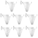 alfyng 8pcs Aquarium Red Worm Cone Feeder Bloodworm Cone Feeder Shrimp Fish Food Feeding Plastic Cup with Suckers for Fish Tank 264 x 264 inch - Image 1