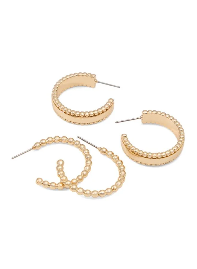 Deannor Ladies Gold Earrings
