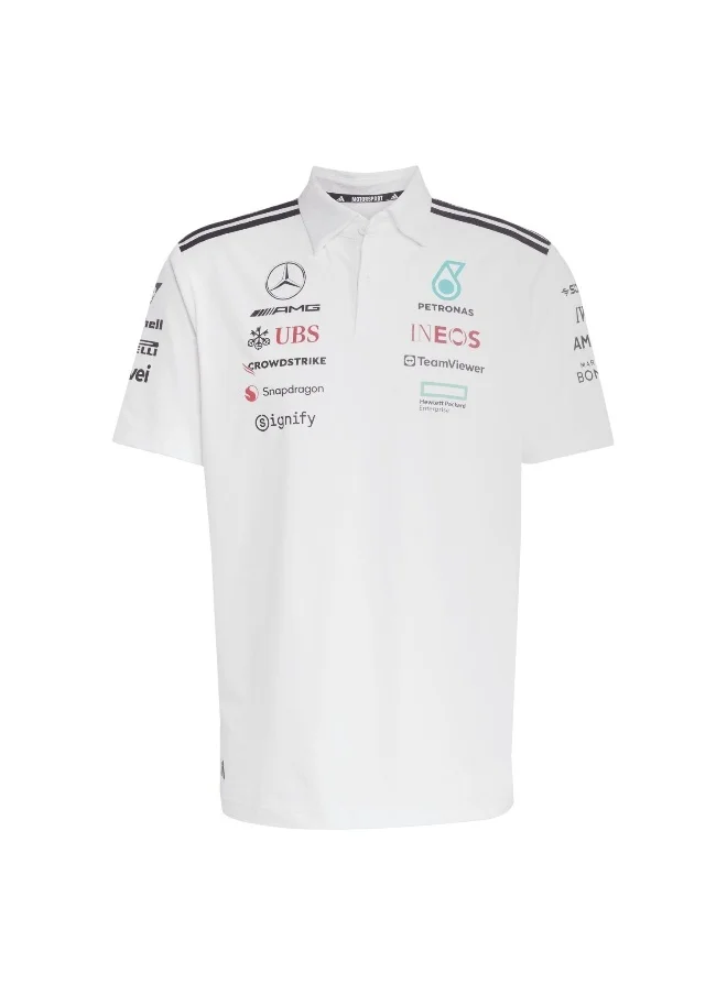 اديداس اوريجينالز Adidas Mer Tm Polo Wm White Motorsport Polo Shirts For Men Xs