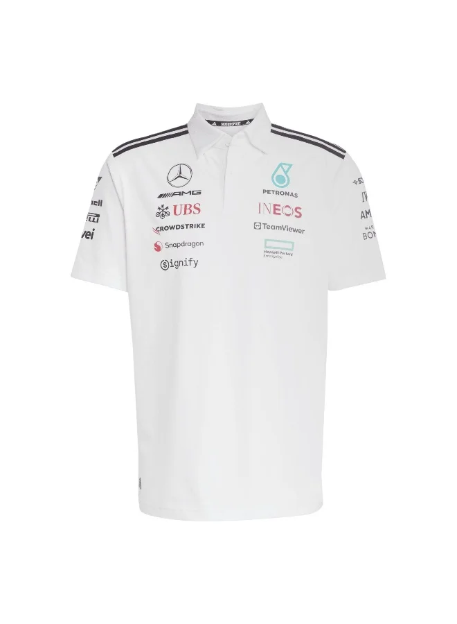 Adidas Adidas Mer Tm Polo Wm White Motorsport Polo Shirts For Men XS