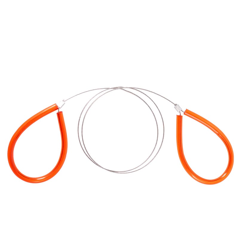 General Tools General Tools PVC Pipe Cable Saw #858-24-Inch - Serrated and Cuts PVC, PE, and ABS Pipes - Hand Tools, Orange, Silver  - Image 1