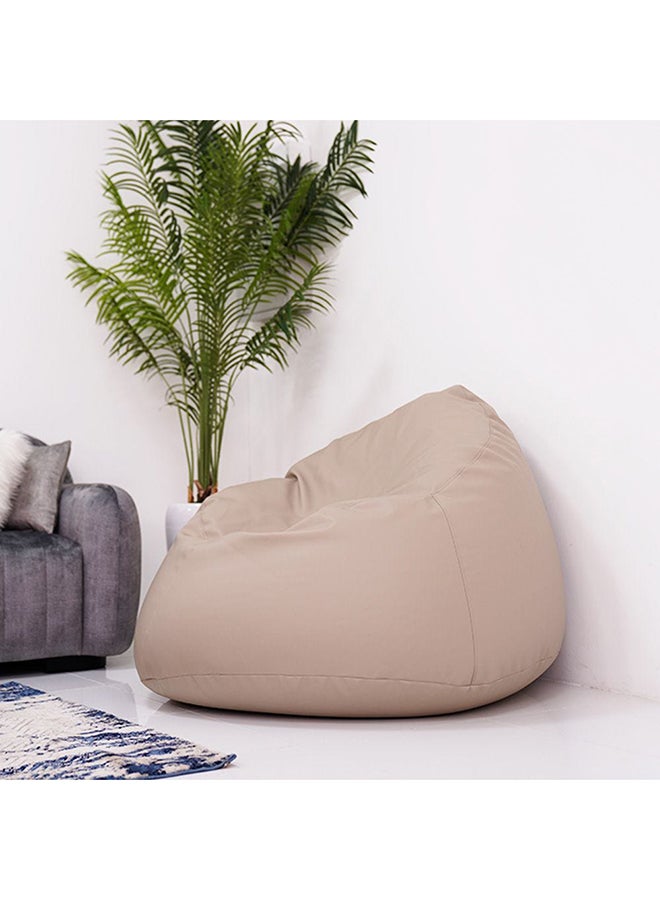 DANUBE HOME كرسي بين باج أكسفورد XXL مريح بمقعد واحد، كرسي لعب للأطفال والكبار، تصميم عصري، أثاث غرفة المعيشة، الطول 140 × العرض 140 × الارتفاع 105 سم، رمادي - Image 1