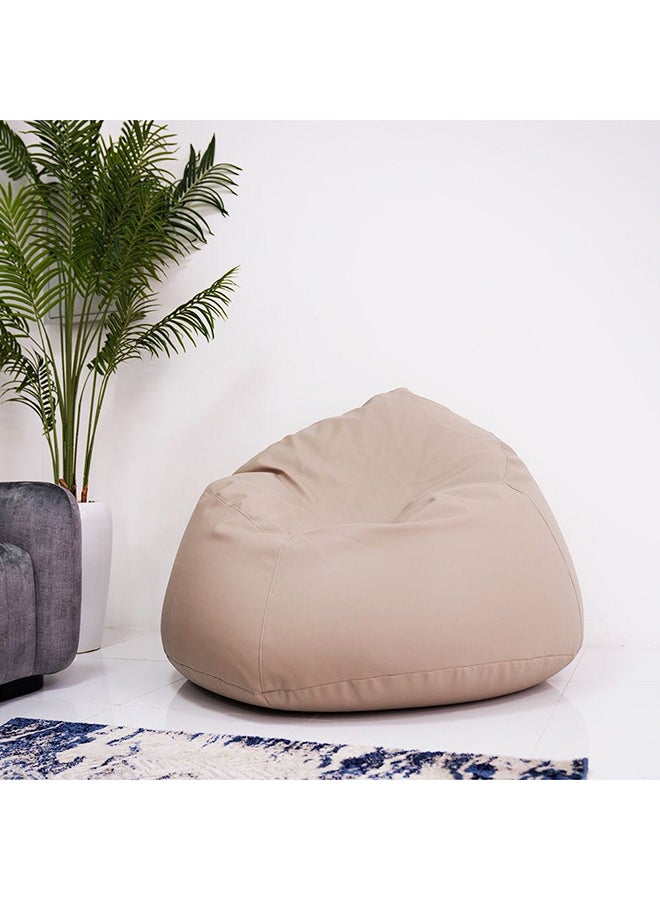 DANUBE HOME كرسي بين باج أكسفورد XXL مريح بمقعد واحد، كرسي لعب للأطفال والكبار، تصميم عصري، أثاث غرفة المعيشة، الطول 140 × العرض 140 × الارتفاع 105 سم، رمادي - Image 2