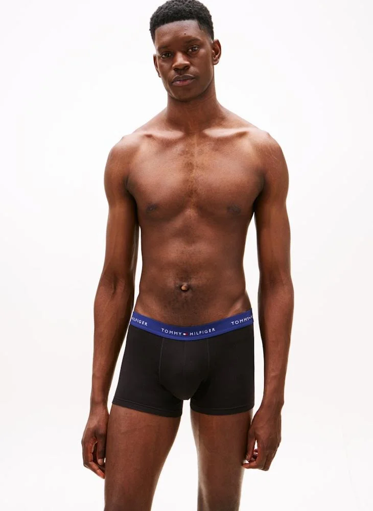 تومي هيلفيغر 3-Pack Signature Repeat Logo Waistband Trunks