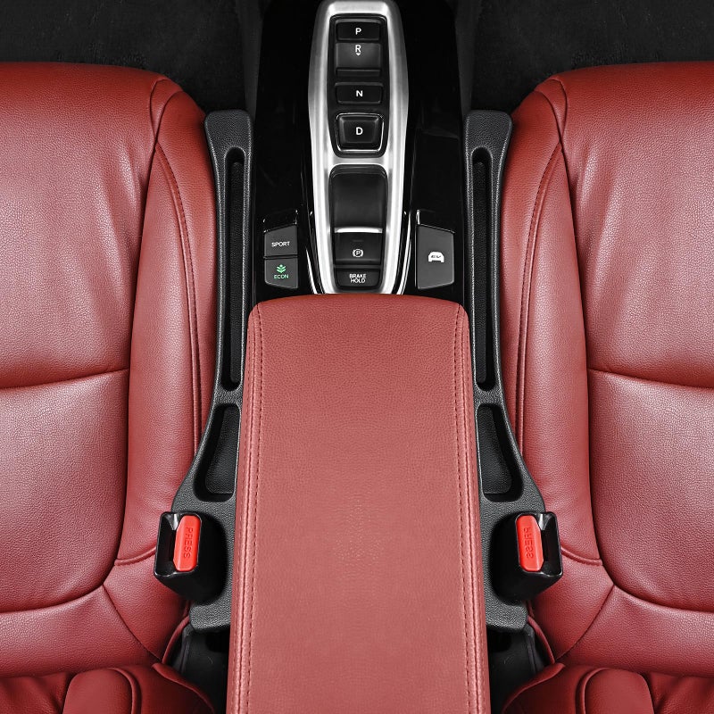 Edotim Car Seat Accessories  Car Seat Gap Filler  Car Organizers And Storage With Phone Holder  Car Interior Accessories Fit Sedan Suv Truck -2Pcs Black - Image 5