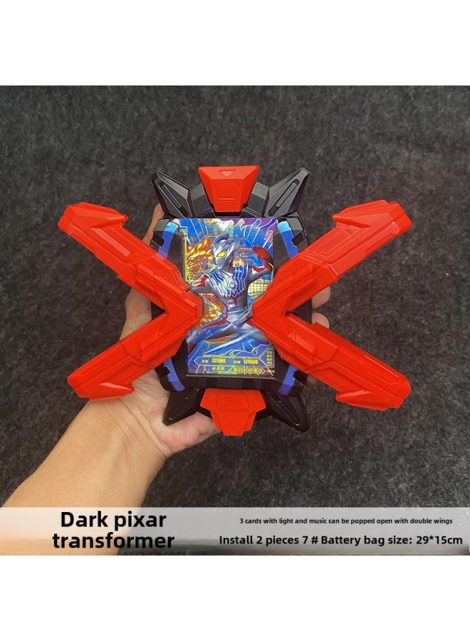 Rob Altman Transformation Toy Degas Chest Lamp God Light Stick Zeta Sublimator Teriga Full Suit Boy-Color:Red Aix Induction Transformer  - Image 1