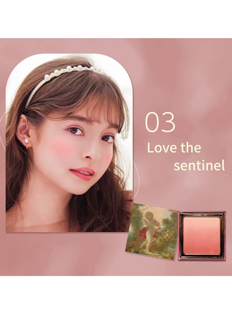 MilleFee - MilleFée Ange1 Gradation Blushes Lone Wear Shimmer Powder Palette for Beauty Cheek 5g/ 0.176 oz-03 Love The Sentinel - Image 1