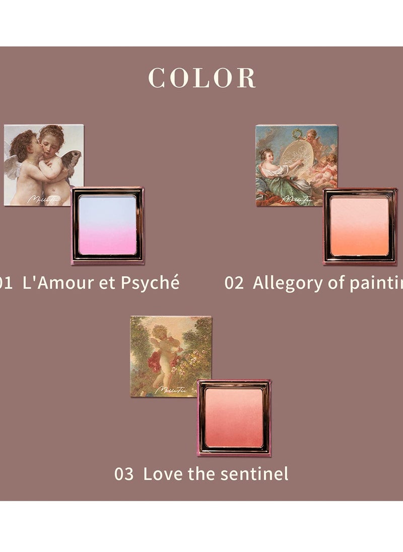 MilleFee - MilleFée Ange1 Gradation Blushes Lone Wear Shimmer Powder Palette for Beauty Cheek 5g/ 0.176 oz-03 Love The Sentinel - Image 1