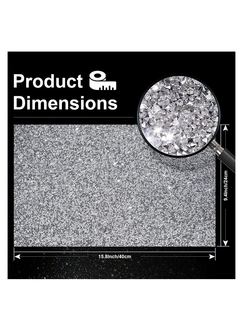 Rhinestone Sticker Sheet, Self-Adhesive Bling Crystal Stickers for Crafts, DIY Home Decor, Makeup Table, Phone, and Party Decoration (9.4" x 15.8") - Image 4