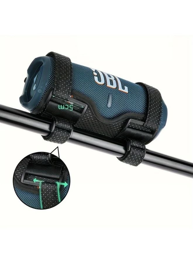 Universal Portable Bike Speaker Mount Black Adjustable Strap Anti Slip Holder For JBL - Image 3