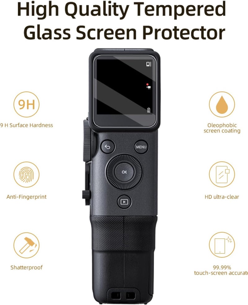 WUNIAK Screen Protector for Fujifilm instax mini Evo Cinema, Ultra Clear Tempered Glass Screen Protector,Easy Installation,Anti-Scratch,HD Quality for Fujifilm instax mini Evo Cinema,(3 Pack) - Image 2
