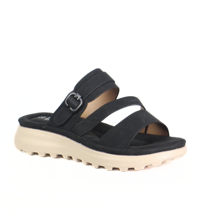 SD.Felano Women’s Flat Comfort Sandals | Soft Cushioned Footbed | Lightweight Daily Sandals | Easy Slip-On Design | Supportive Anti Slip Sole | Casual Walking Sandals For Women Everyday Wear - Image 1