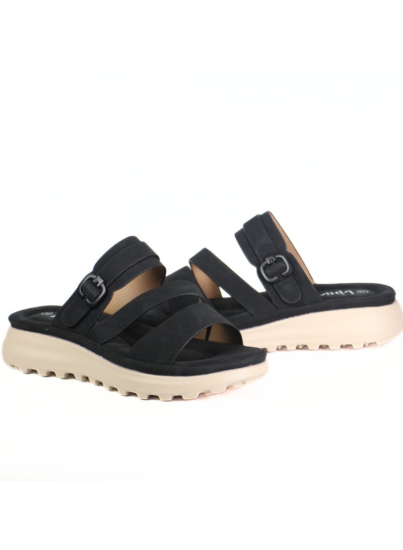 SD.Felano Women’s Flat Comfort Sandals | Soft Cushioned Footbed | Lightweight Daily Sandals | Easy Slip-On Design | Supportive Anti Slip Sole | Casual Walking Sandals For Women Everyday Wear - Image 4