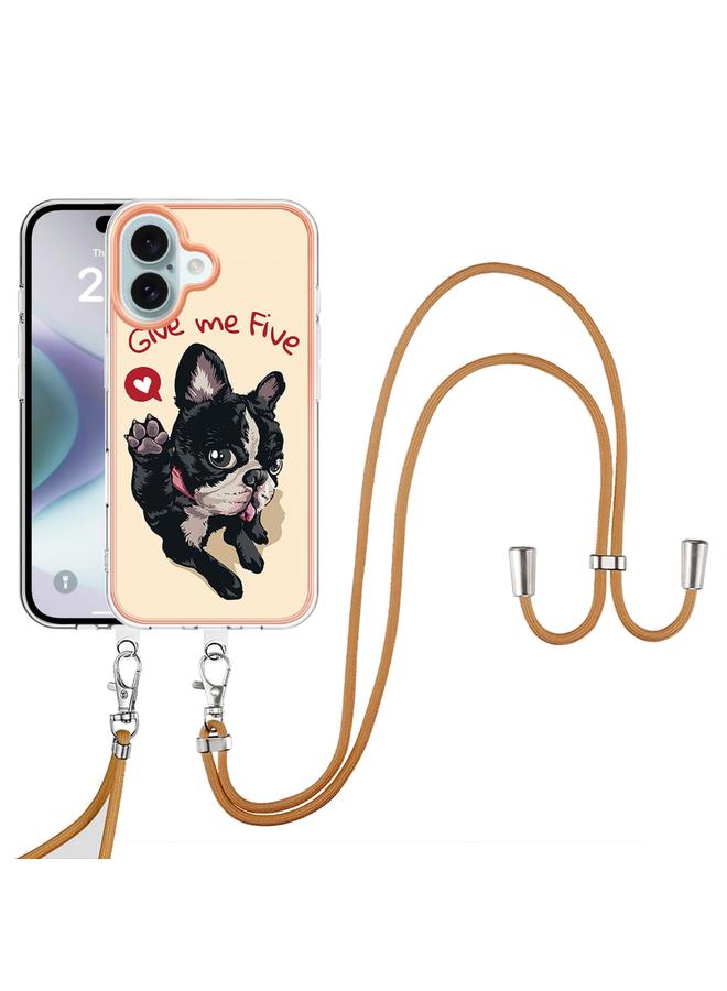 اس-توب جراب لهاتف iPhone 16 مطلي بالكهرباء من الجانبين IMD مع حبل - Image 2