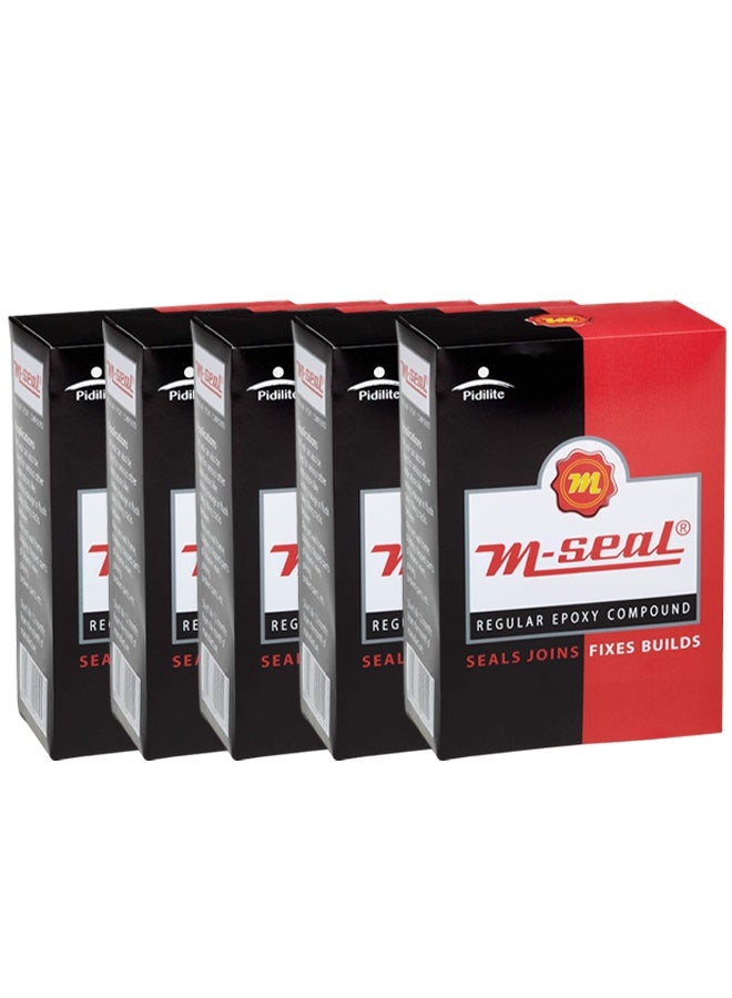 Pidilite 5 pcs Pidilite M-Seal Regular Epoxy Compound, Multipurpose Sealant for Repairing, Sealing and Bonding - Image 1