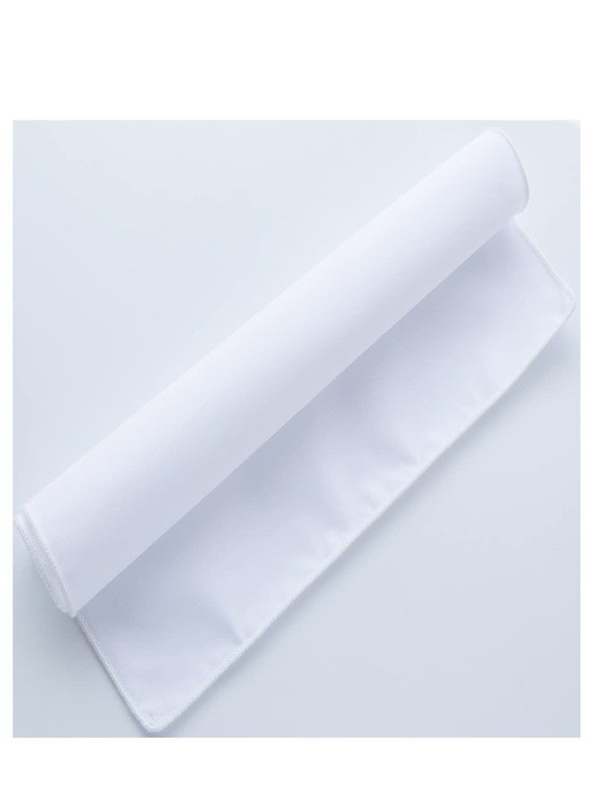 CoCoUSM 3-Pk Mens Cotton White Pocket Square with Color Border(10 Colors) - Image 5