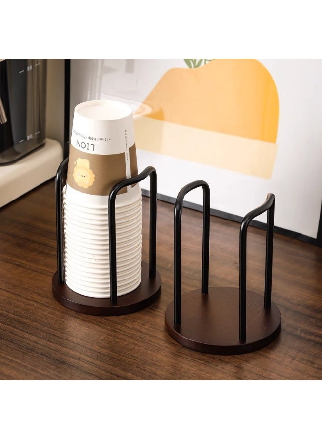 Betaoby Paper Cup Holder Household Disposable Cup Storage Rack Multi-functional Desktop Coffee Milk Tea Cup Storage Rack Cup Taker - Image 3