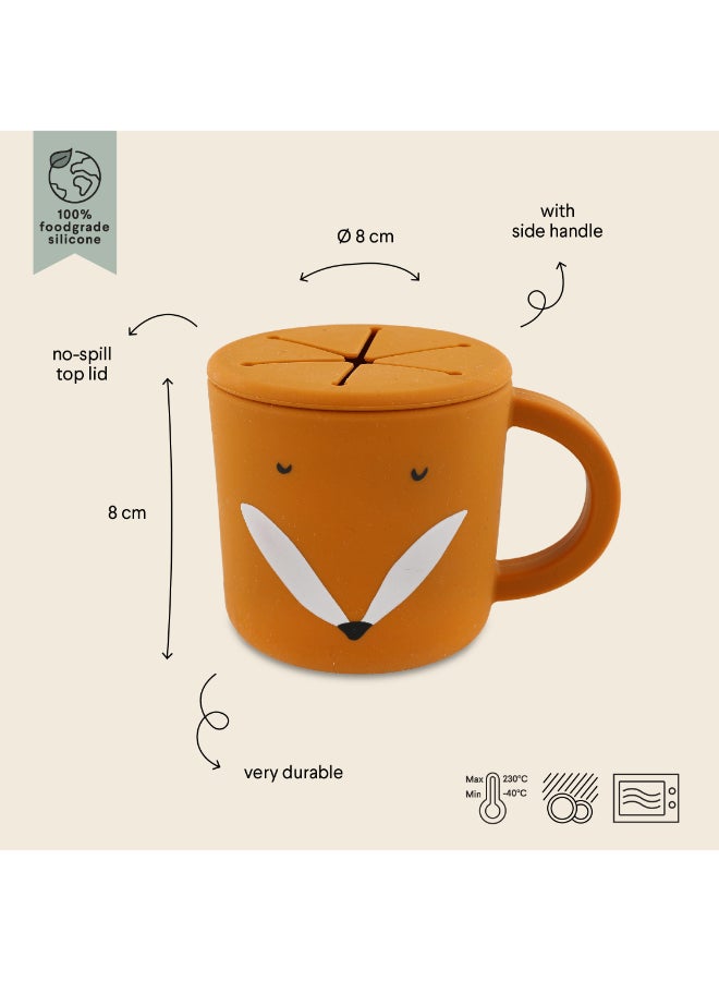 Trixie Silicone Snack Cup With Handle - Mr. Fox - Image 2