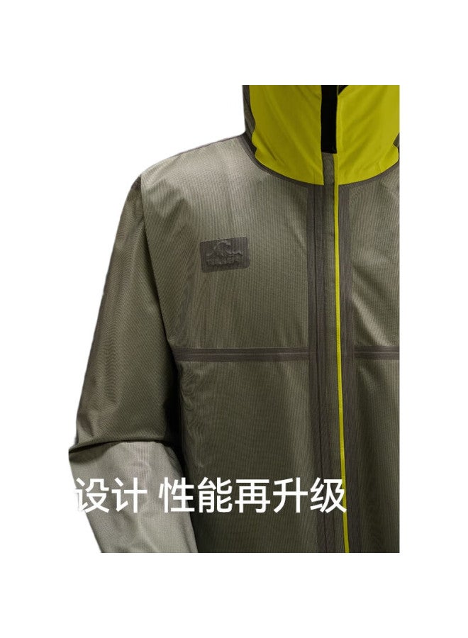 PELLIOT [Cheng Yi Same Style] Hard Shell Jacket For Men And Women, Spring And Autumn Windproof Mountaineering Coat 124101048 Black L - Image 2