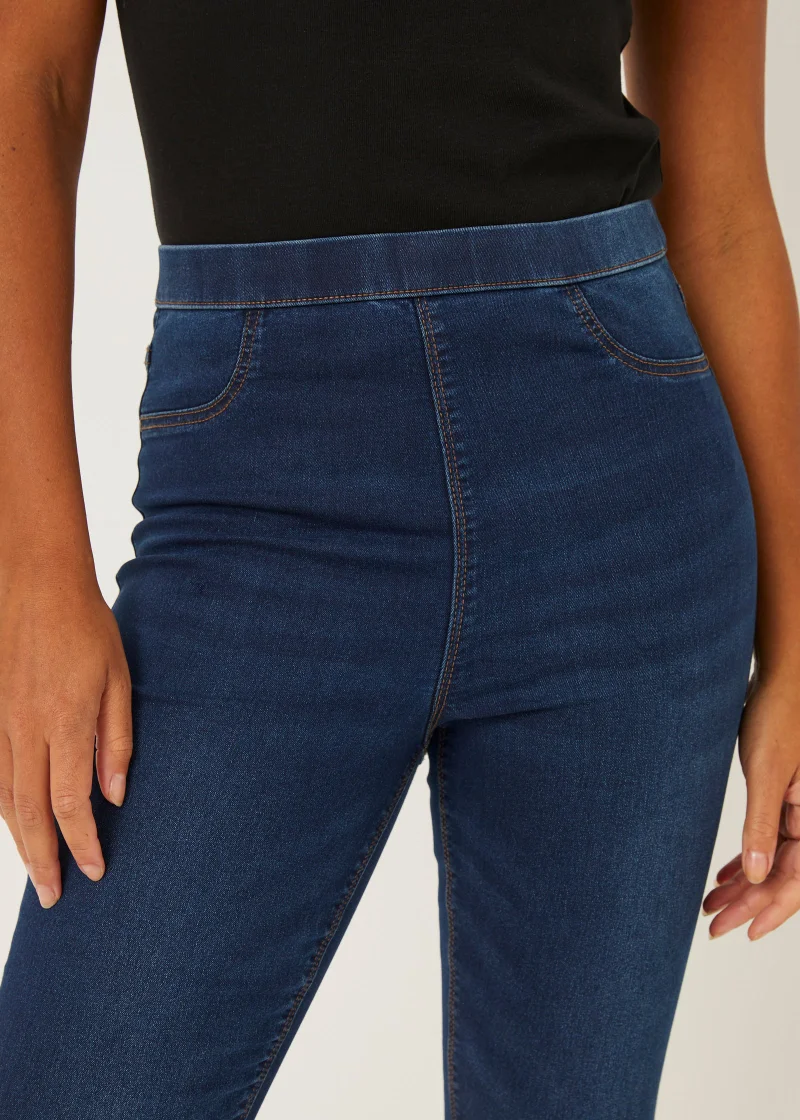Matalan  Rosie Dark Wash Pull On Jeggings for Women | Best Price UAE