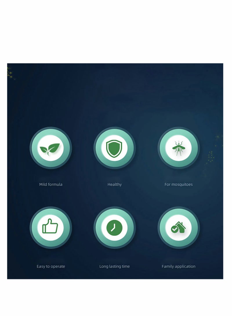 Excefore Mosquito Repellent Bracelet, Excefore Insect Repellent Bands Essential Oil Diffusion Mosquito Wristband DEET-Free Natural Plant for Babies Kids Adults (Green) - Image 2