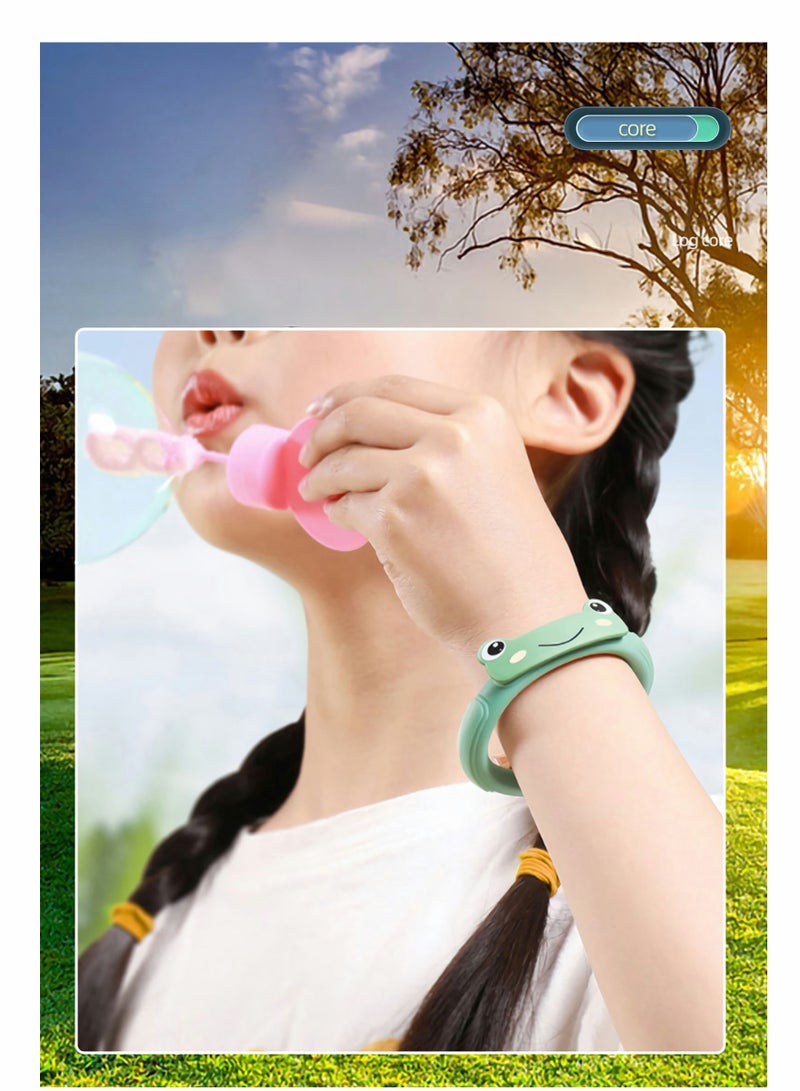 Excefore Mosquito Repellent Bracelet, Excefore Insect Repellent Bands Essential Oil Diffusion Mosquito Wristband DEET-Free Natural Plant for Babies Kids Adults (Green) - Image 3