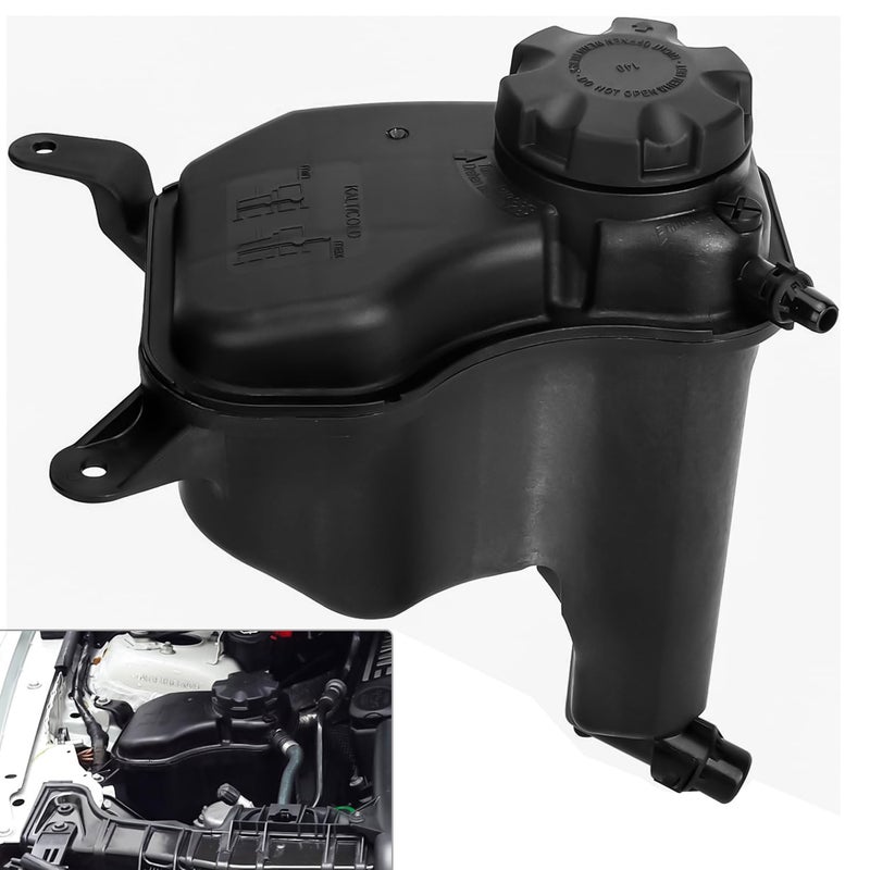 KARPAL Coolant Reservoir Overflow Expansion Tank and Level Sensor and Cap 17137607482 17137567462 17137640514 Compatible With BMW 1Series E82 E88 X1 E84 Z4 E89 3Series E90 E91 E92 E93