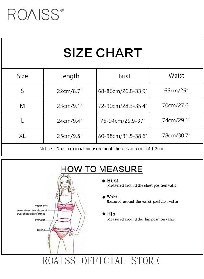 roaiss Intertwined Stitching Lingerie Set for Women O-Ring Buckle Detail Cut out Underwire Garter Underwear Sets Ladies Push up Bralette and Panty Teddy Bodysuit with Fishnet Stocking for Night or Cosplay - Image 2