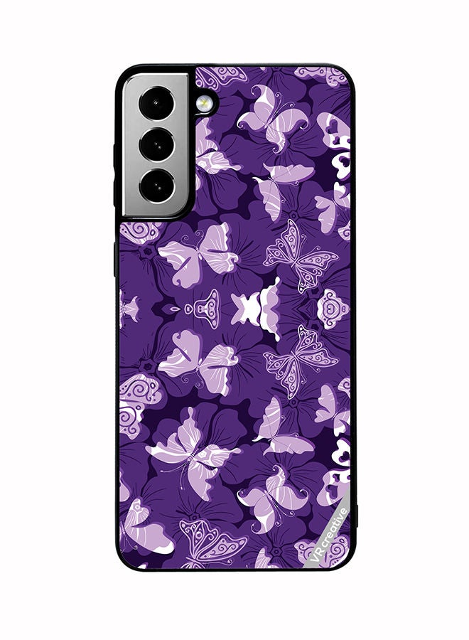 VR CREATIVE Protective Case Cover For Samsung Galaxy S21 FE 5G Mix Pattern Design Multicolour - Image 1