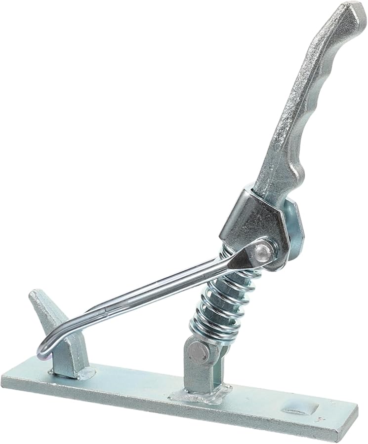 Heavy Duty Trailer Hasp Coupler Lock Durable Spring Locking Buckle Easy Install Hitch Lock - Image 1