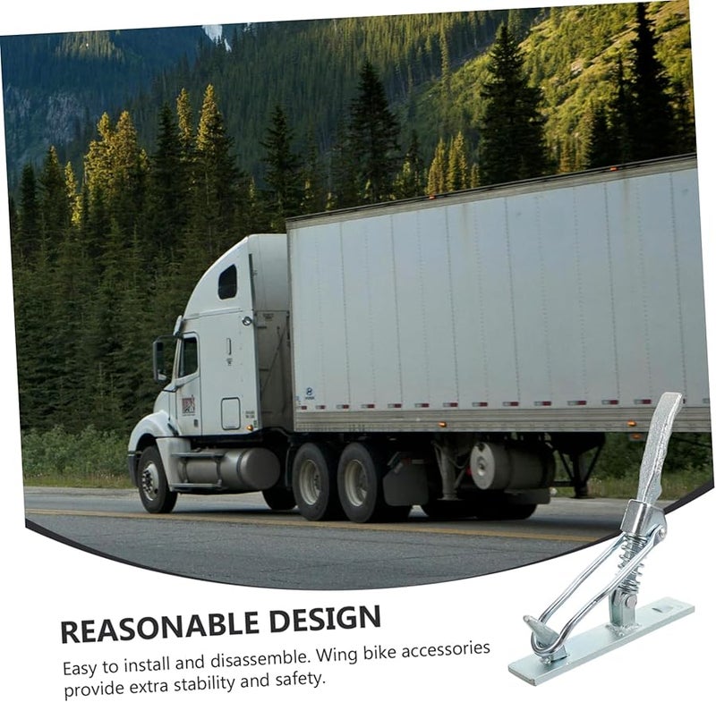 Heavy Duty Trailer Hasp Coupler Lock Durable Spring Locking Buckle Easy Install Hitch Lock - Image 3