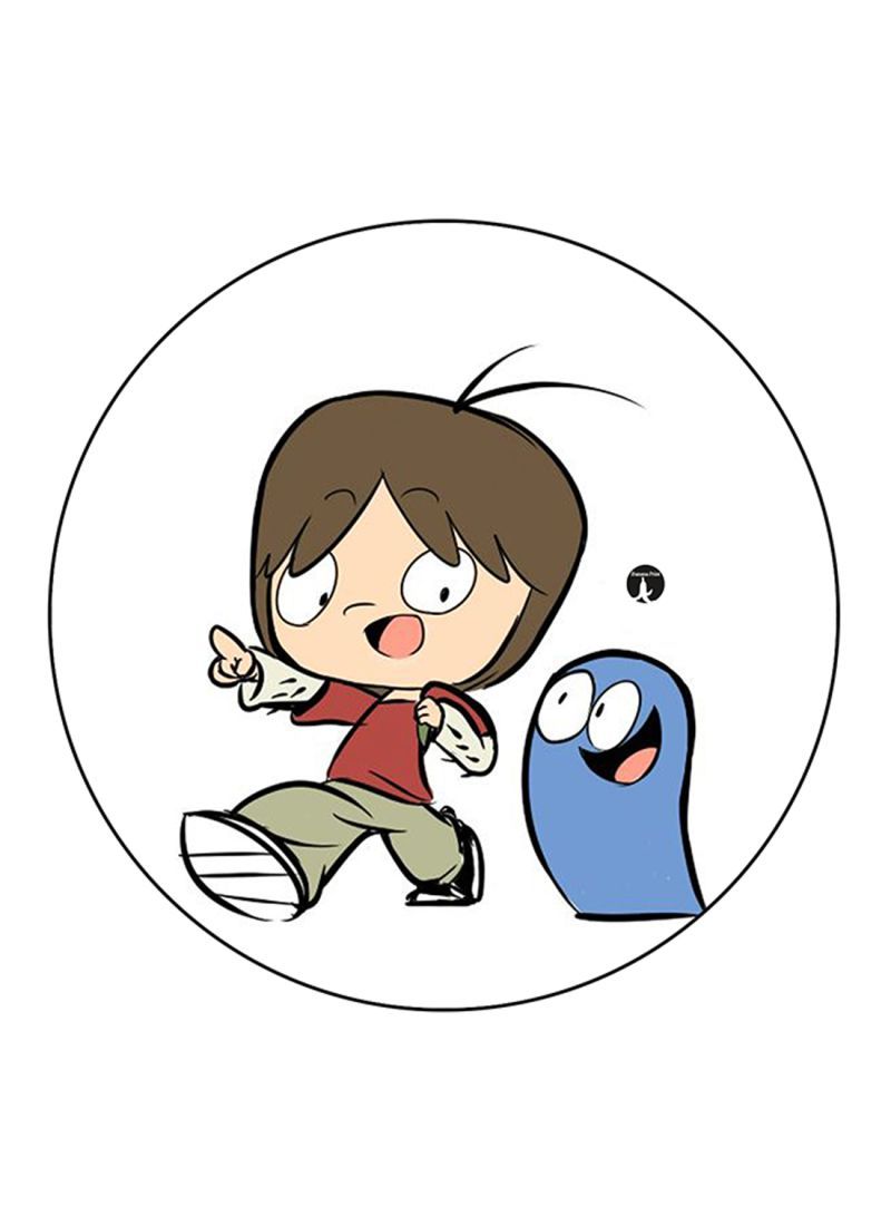 RKN شارة دبوس دائرية مطبوعة من Foster's Home For Imaginary Friends متعدد الألوان - Image 2