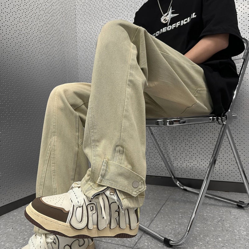 Unisex Casual Daily Denim Jeans - Image 1