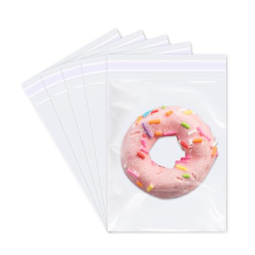 iMailer - 500 Pcs - 4" x 6" Clear Plastic Cellophane Bags - Self Sealing Cello Bags for Bakery, Cookies, Photo, Prints, A1 Cards, Envelopes - Image 1