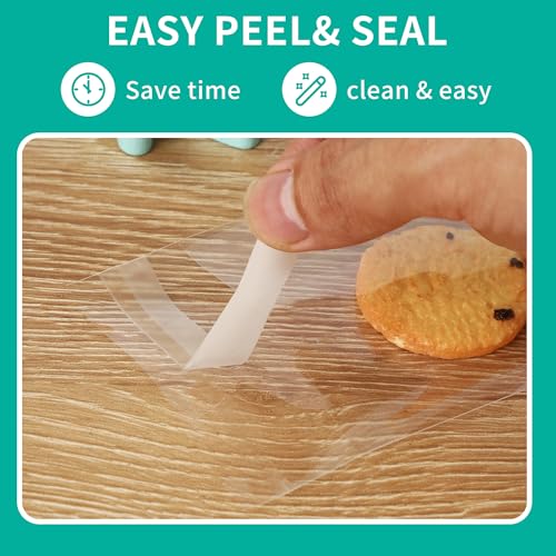 iMailer - 500 Pcs - 4" x 6" Clear Plastic Cellophane Bags - Self Sealing Cello Bags for Bakery, Cookies, Photo, Prints, A1 Cards, Envelopes - Image 3