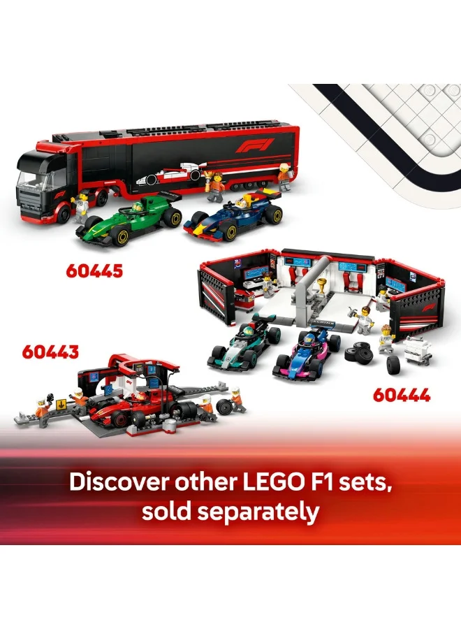 LEGO City F1® Driver with McLaren Race Car Mini Vehicle Toy Playset 60442 (86) Pieces