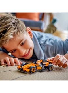 LEGO City F1 Driver with McLaren Race Car - Formula 1 Building Toy with a Racing Driver Minifigure - Small Birthday Gift Idea for 6+ Year Old Boys & Girls or Adult Motorsport Fans - 60442 (86 pieces)  - Image 3