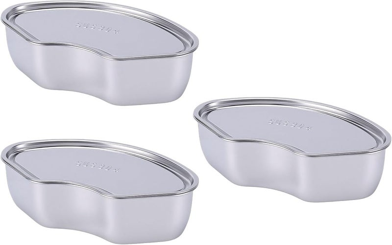 3 Pcs Fan Shaped Steaming Box Divided Steaming Tray 304 Stainless Steel for Kitchen Cooking with Stackable Design Even Heating - Image 5