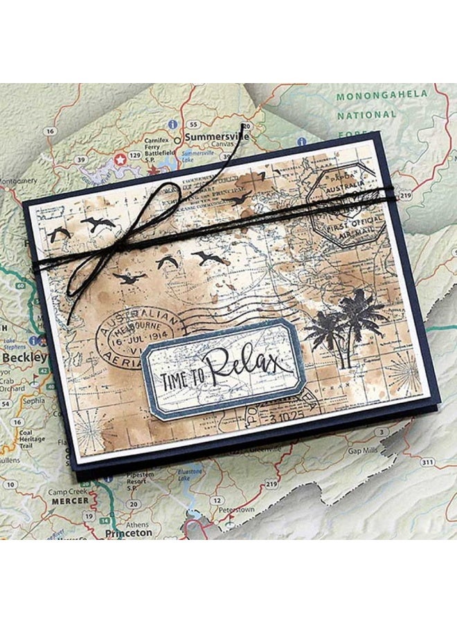 CYFUN DESIGN Various City Commemorative Air Mail Stamp for Card Making DIY Scrapbooking  New York Sydney Tokyo Paris  Clear Rubber Seal Stamping Stamp for Paper Crafting Handmade Crafts Album Decor - Image 4