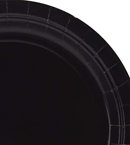 Creative Converting Touch of Color Dinner Plate, 9", Black Velvet - Image 3