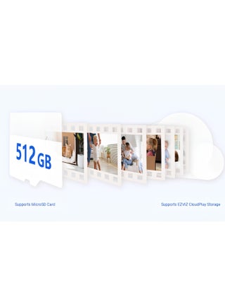 EZVIZ H6C Pro 4K Ultra HD Smart Home Security Camera with AI Detection, Color Night Vision, Two-Way Audio, and Weatherproof Design | CS-H6c-8WF - view 5