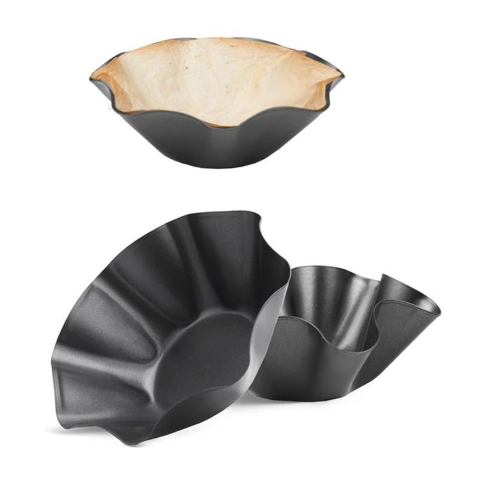 NONSTICK TORTILLA TACO SHELL MAKER SET OF 3 875INCH HEAVYDUTY BAKEWARE FOR MEXICAN CUISINE