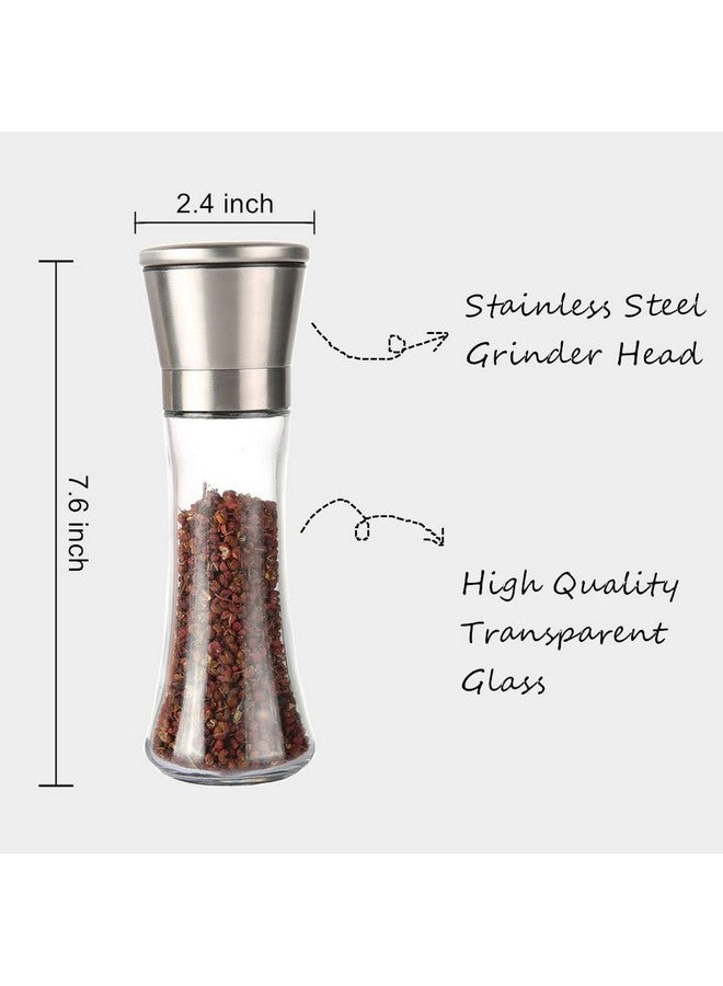 Yinikiz Yinikiz 2-in-1 Salt and Pepper Grinder/Crusher with Adjustable Coarseness - Mill Shaker for Perfect Seasoning - 1 Piece  - Image 3