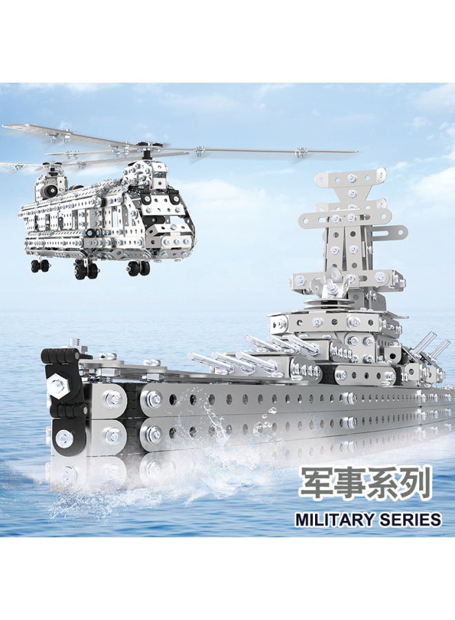 3diy Difficulty Metal Assembly Building Blocks Military Model Mechanical Alloy Tank Car Assembly Handmade Toy Ornaments - Image 3