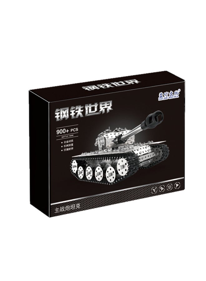 3diy Difficulty Metal Assembly Building Blocks Military Model Mechanical Alloy Tank Car Assembly Handmade Toy Ornaments - Image 5