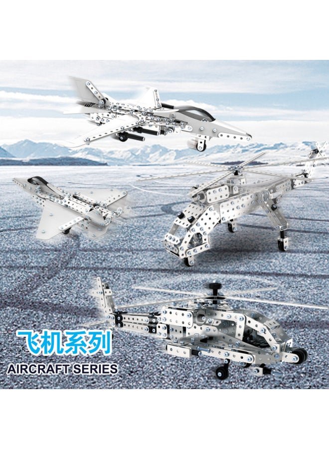 3diy Difficulty Metal Assembly Building Blocks Military Model Mechanical Alloy Tank Car Assembly Handmade Toy Ornaments - Image 2