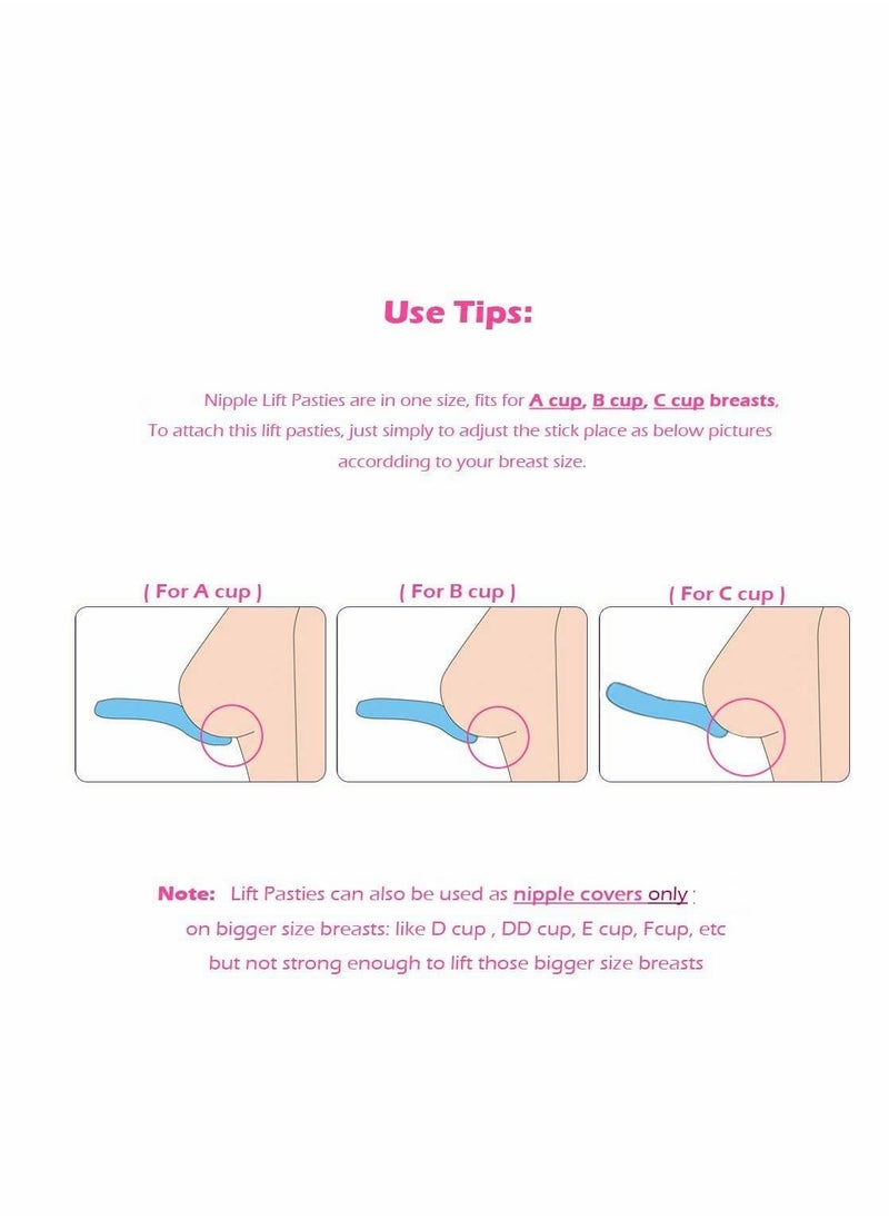 SYOSI - Adhesive Silicone Lift Bra, Reusable Stick Invisible Nipple Covers,Strapless Invisible Silicone Adhesive Bra,Backless Deep V for Women(2 PCS) - Image 1
